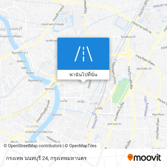 กรงเทพ นนทบุรี 24 แผนที่