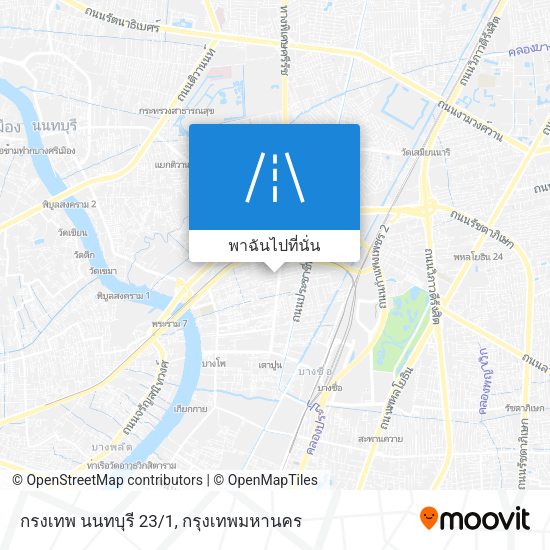 กรงเทพ นนทบุรี 23/1 แผนที่