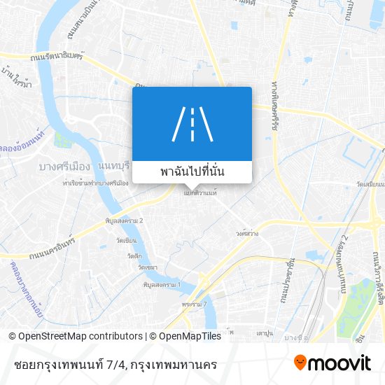 ซอยกรุงเทพนนท์ 7/4 แผนที่