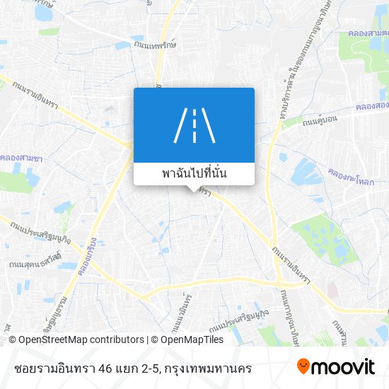 ซอยรามอินทรา 46 แยก 2-5 แผนที่