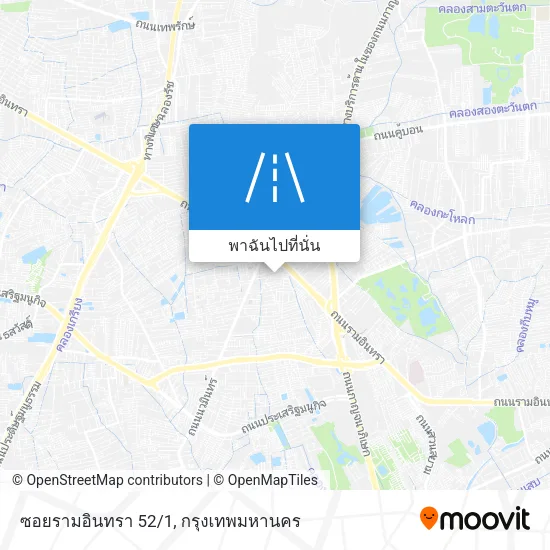 ซอยรามอินทรา 52/1 แผนที่