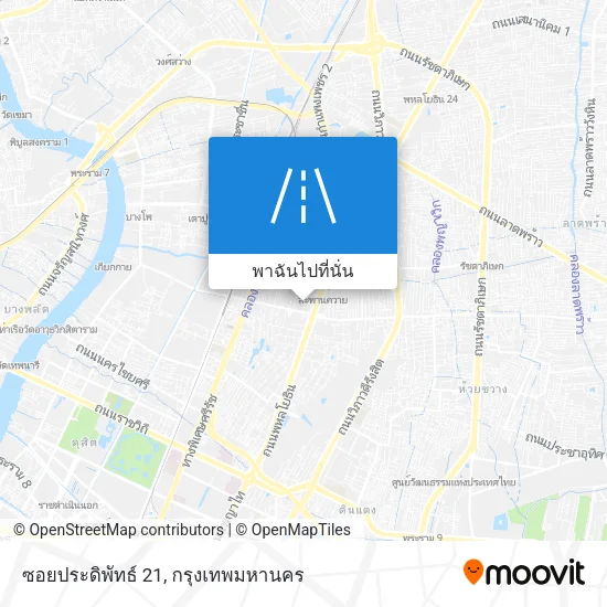 ซอยประดิพัทธ์ 21 แผนที่