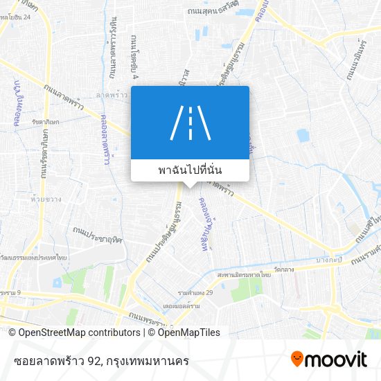 ซอยลาดพร้าว 92 แผนที่