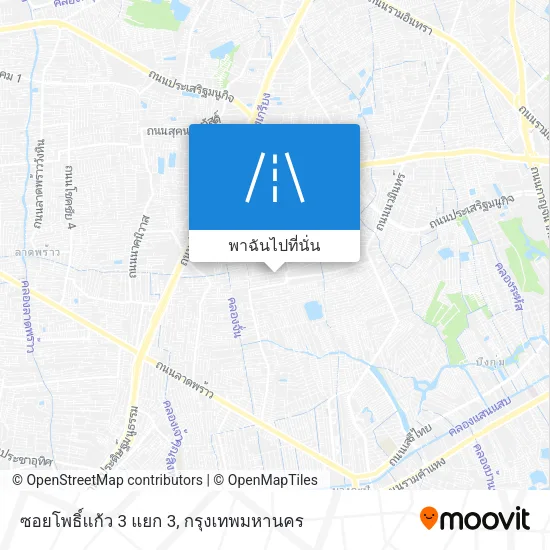 ซอยโพธิ์แก้ว 3 แยก 3 แผนที่