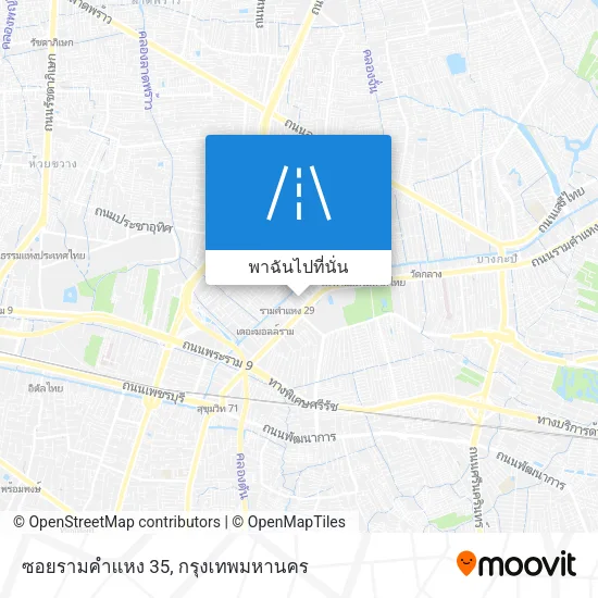 ซอยรามคำแหง 35 แผนที่