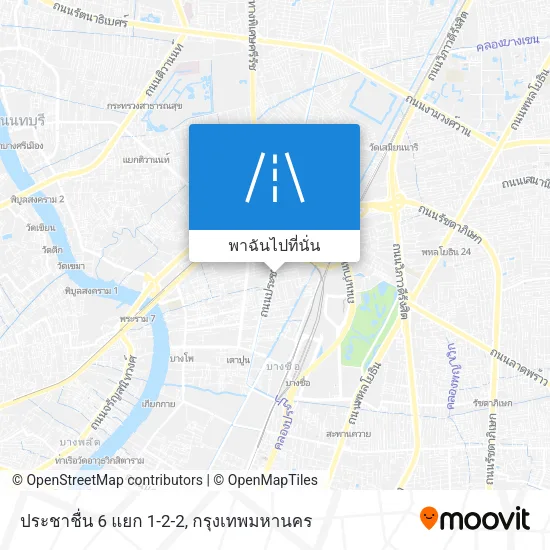 ประชาชื่น 6 แยก 1-2-2 แผนที่