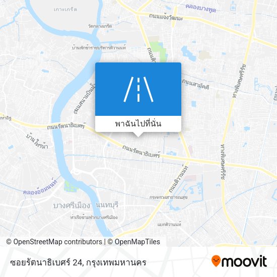 ซอยรัตนาธิเบศร์ 24 แผนที่