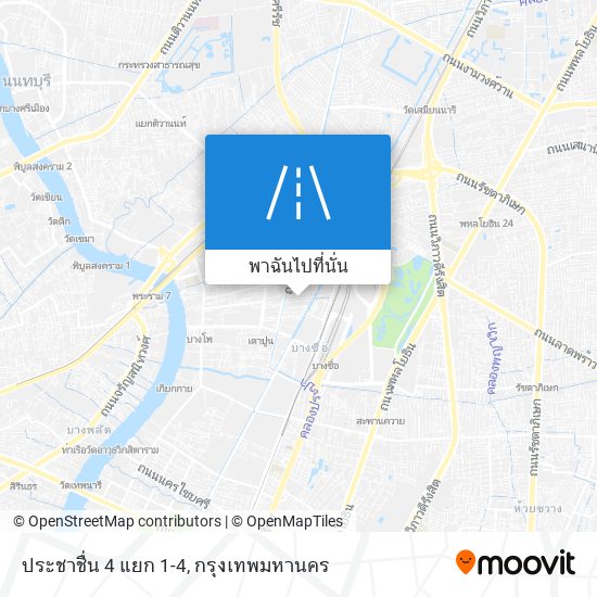 ประชาชื่น 4 แยก 1-4 แผนที่