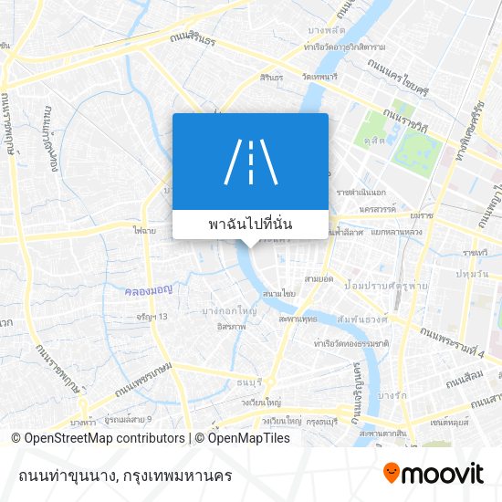ถนนท่าขุนนาง แผนที่