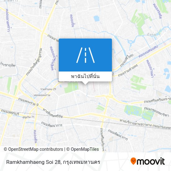 Ramkhamhaeng Soi 28 แผนที่