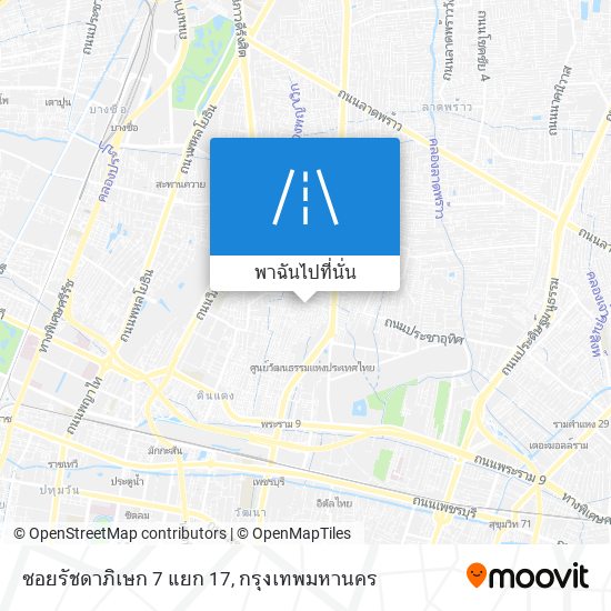 ซอยรัชดาภิเษก 7 แยก 17 แผนที่