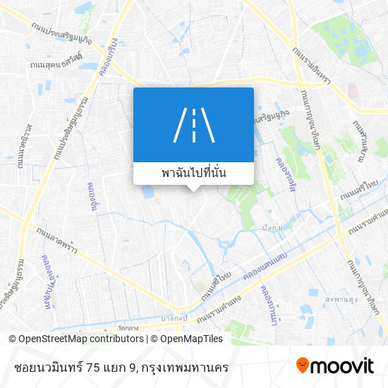 ซอยนวมินทร์ 75 แยก 9 แผนที่