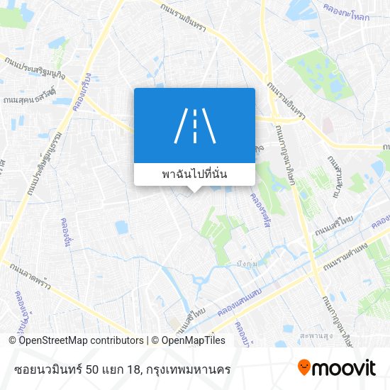 ซอยนวมินทร์ 50 แยก 18 แผนที่