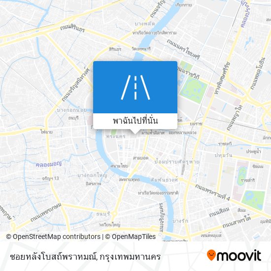 ซอยหลังโบสถ์พราหมณ์ แผนที่