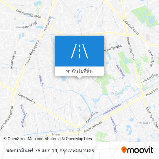 ซอยนวมินทร์ 75 แยก 19 แผนที่