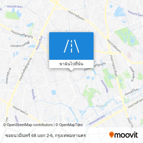 ซอยนวมินทร์ 68 แยก 2-6 แผนที่