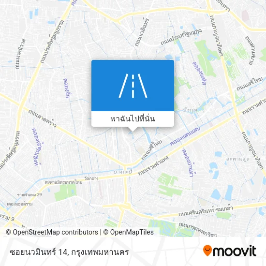 ซอยนวมินทร์ 14 แผนที่