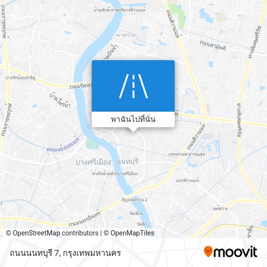 ถนนนนทบุรี 7 แผนที่