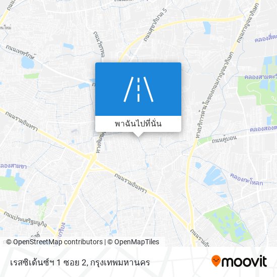 เรสซิเด้นซ์ฯ 1 ซอย 2 แผนที่