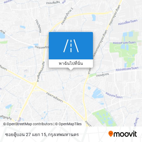 ซอยคู้บอน 27 แยก 15 แผนที่