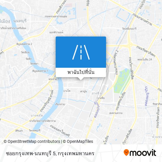 ซอยกรุงเทพ-นนทบุรี 5 แผนที่