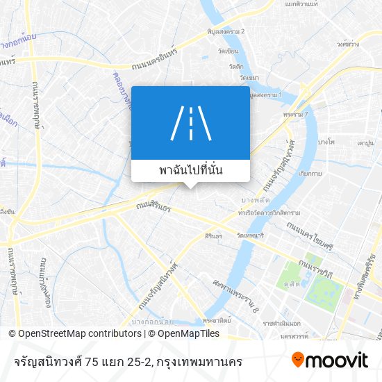 จรัญสนิทวงศ์ 75 แยก 25-2 แผนที่