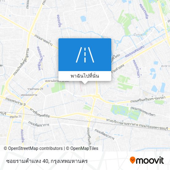ซอยรามคำแหง 40 แผนที่