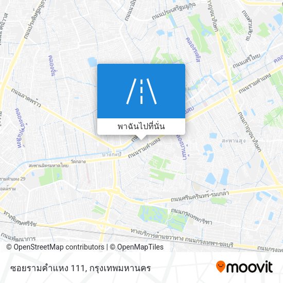 ซอยรามคำแหง 111 แผนที่
