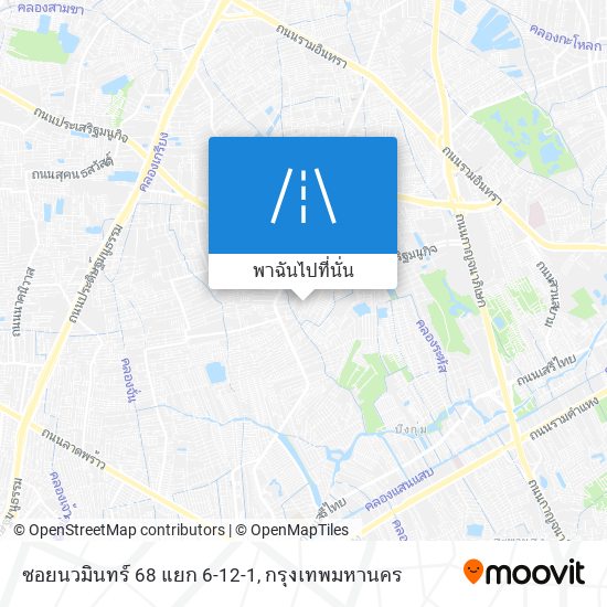 ซอยนวมินทร์ 68 แยก 6-12-1 แผนที่