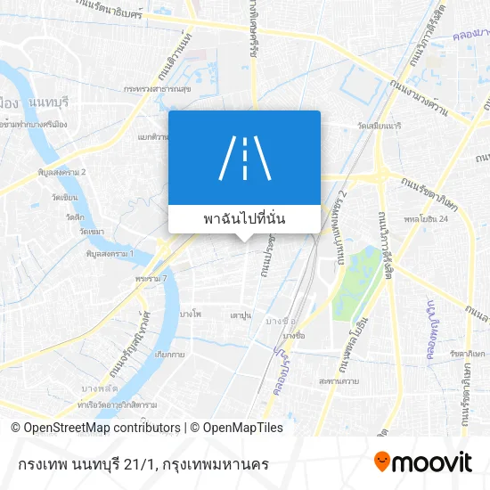 กรงเทพ นนทบุรี 21/1 แผนที่