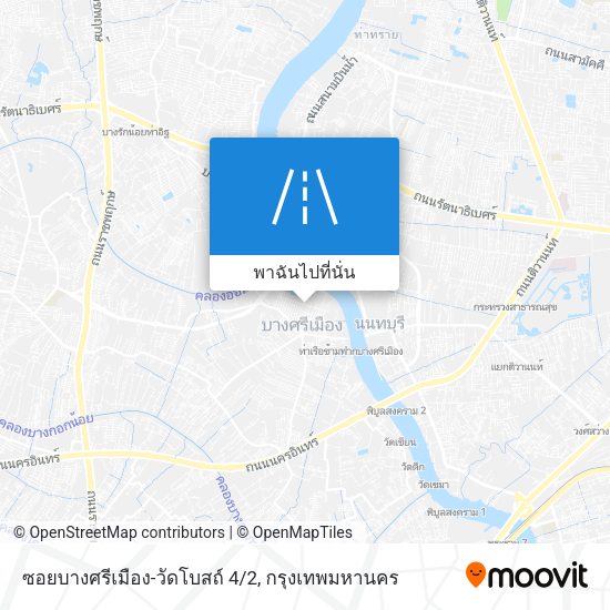 ซอยบางศรีเมือง-วัดโบสถ์ 4/2 แผนที่