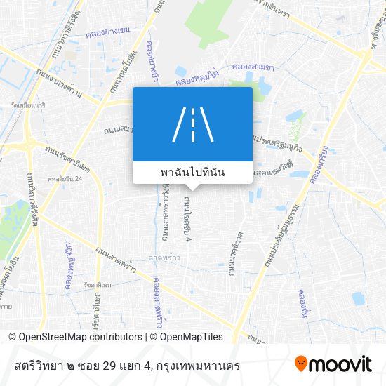 สตรีวิทยา ๒ ซอย 29 แยก 4 แผนที่
