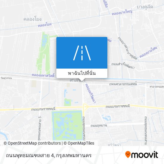 ถนนพุทธมณฑลสาย 4 แผนที่