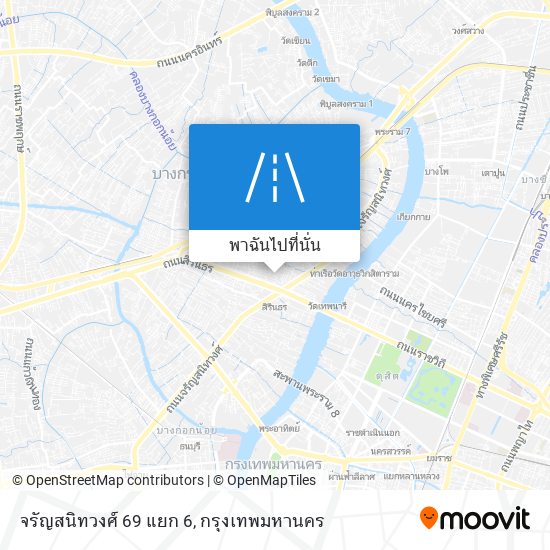 จรัญสนิทวงศ์ 69 แยก 6 แผนที่