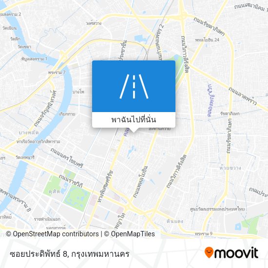 ซอยประดิพัทธ์ 8 แผนที่