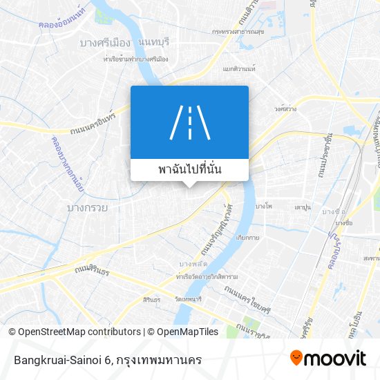 Bangkruai-Sainoi 6 แผนที่