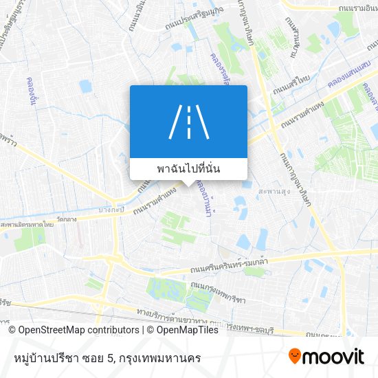 หมู่บ้านปรีชา ซอย 5 แผนที่