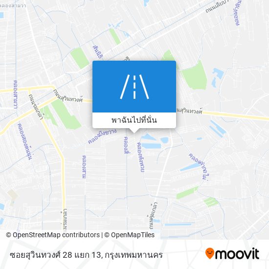 ซอยสุวินทวงศ์ 28 แยก 13 แผนที่