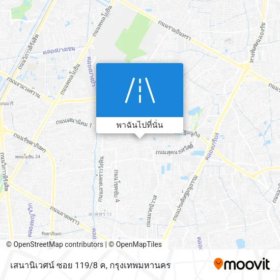 เสนานิเวศน์ ซอย 119/8 ค แผนที่