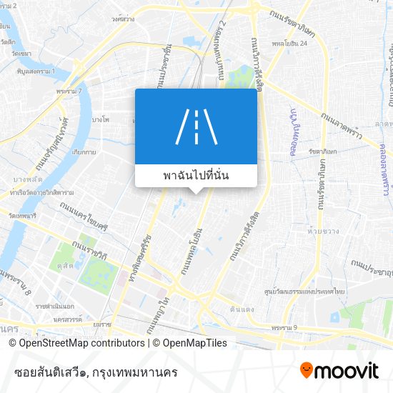 ซอยสันติเสวี๑ แผนที่