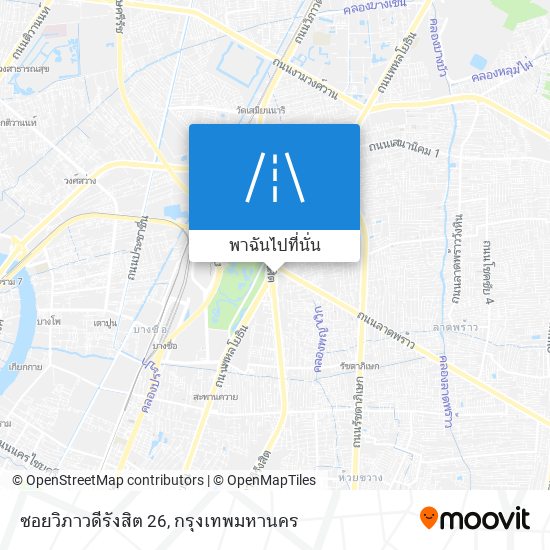 ซอยวิภาวดีรังสิต 26 แผนที่