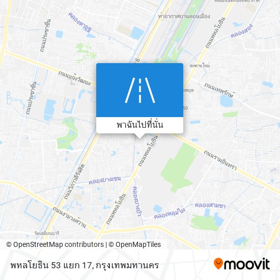 พหลโยธิน 53 แยก 17 แผนที่