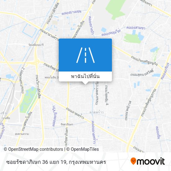 ซอยรัชดาภิเษก 36 แยก 19 แผนที่
