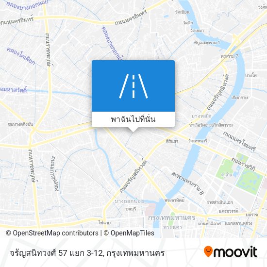 จรัญสนิทวงศ์ 57 แยก 3-12 แผนที่