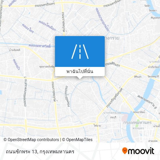 ถนนชักพระ 13 แผนที่