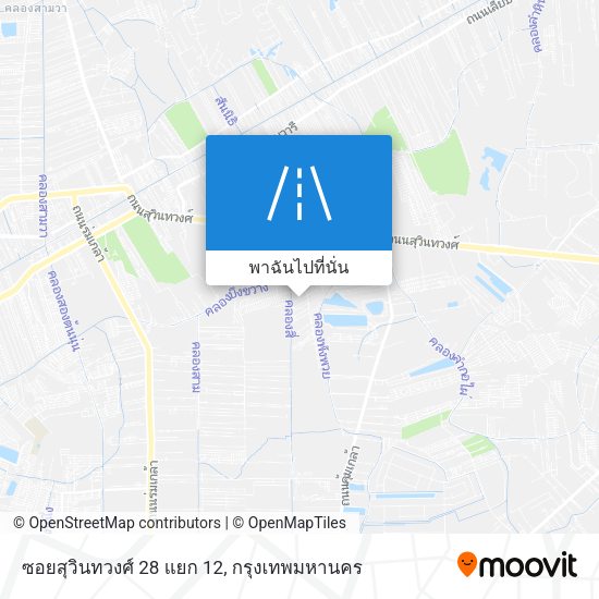 ซอยสุวินทวงศ์ 28 แยก 12 แผนที่
