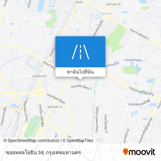 ซอยพหลโยธิน 34 แผนที่