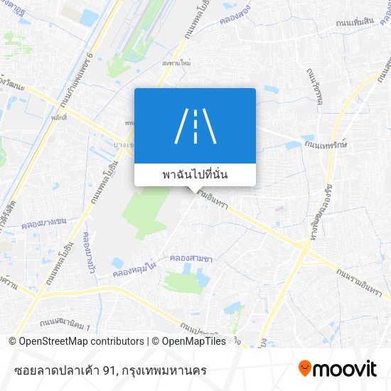 ซอยลาดปลาเค้า 91 แผนที่