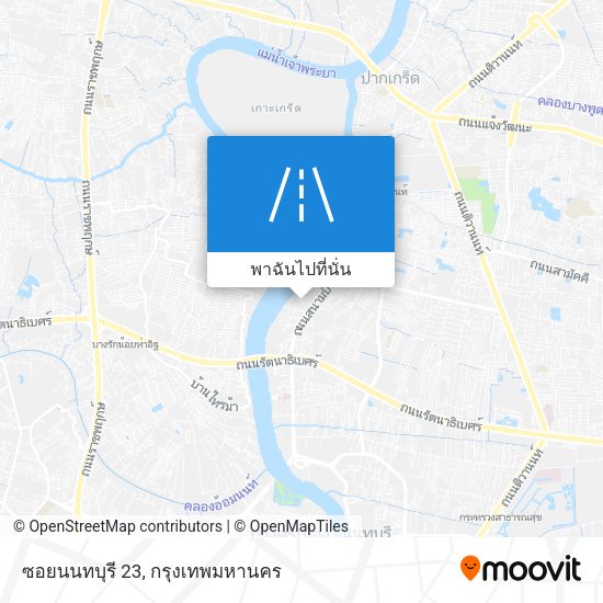 ซอยนนทบุรี 23 แผนที่