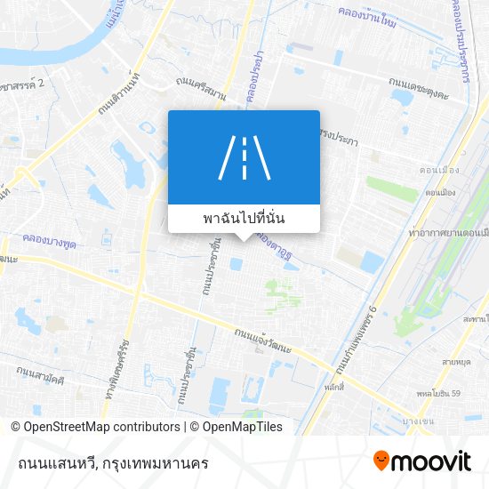 ถนนแสนหวี แผนที่